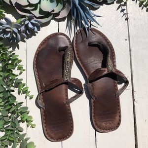 ❌SOLD❌Abercrombie leather sandals